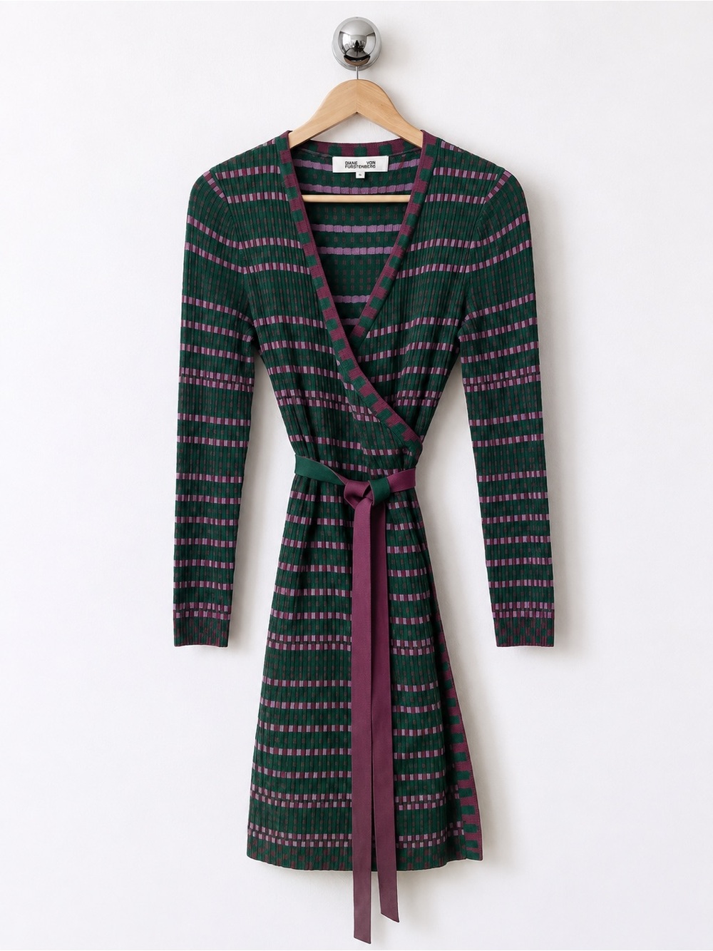 DIANE VON FURSTENBERG Nita Knit Wrap Dress